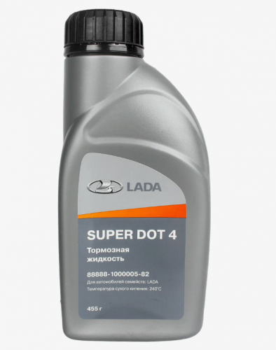 Жидкость тормозная АвтоВаз супер Dot-4 0,5 литров фото магазина Бери Масло