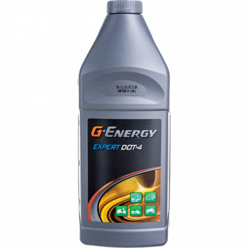Жидкость тормозная G-Energy Expert DOT 4 910 г. фото магазина Бери Масло
