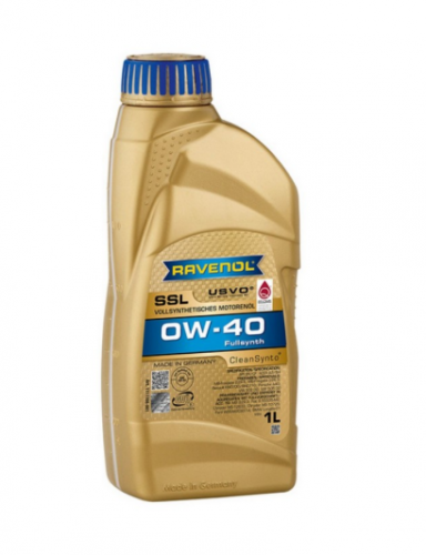 Масло моторное Ravenol 0W40 SSL A3/B4 CF/SN синтетическое 1