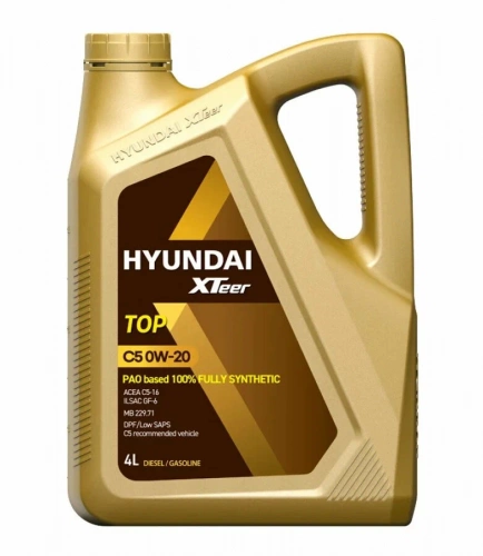 Масло моторное Hyundai XTeer TOP C5 0W20 4 л Synthetic