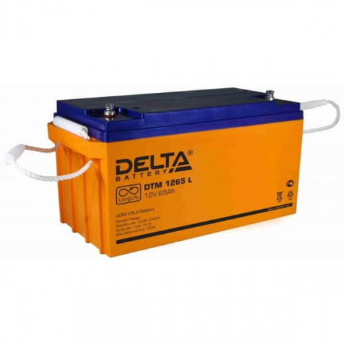 Аккумулятор DELTA DTM 1265 L фото магазина Бери Масло