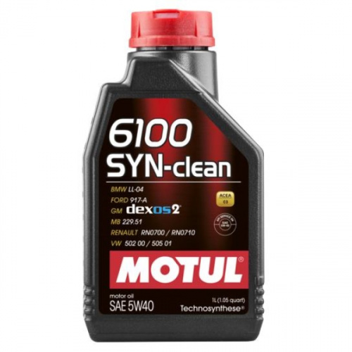 масло моторное Motul 6100 SYN-Clean 5W40 1 л
