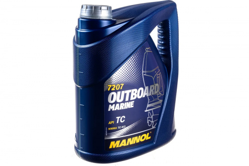 Масло Моторное лодочное Mannol 2T Outbord Marine 4л TC-W3 полусинтетическое
