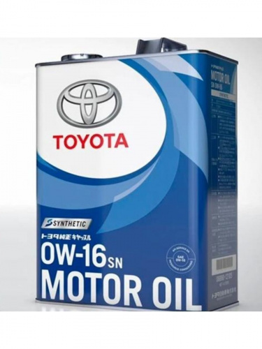 Масло моторное TOYOTA 08880-13105 0W16 синтетика 4 л