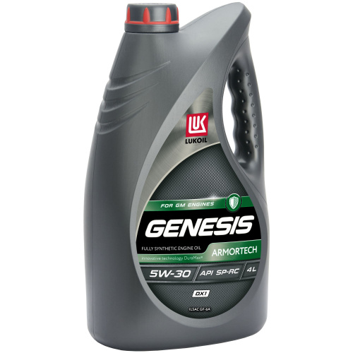 Масло моторное Лукойл GENESIS ARMORTECH DX1 5W30 General Motors SN/CF, GF6, GM dexos 4 л