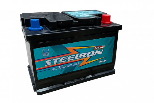 Аккумулятор STEELRON 75 Ah 640 A ОП фото магазина Бери Масло
