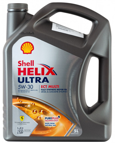 Масло Shell 5W30 Helix Ultra ECT 5 л