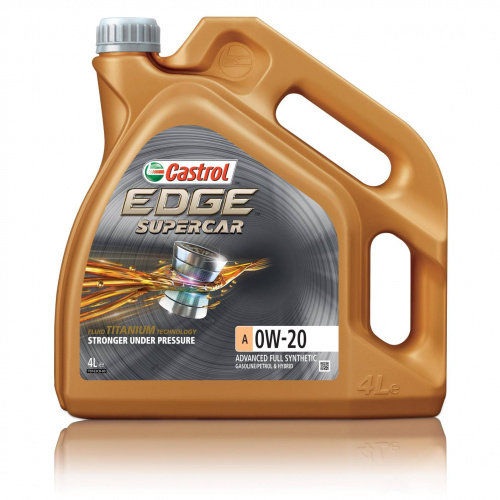 Масло моторное Castrol 0W20 Edge Titanium SUPER CAR 4 л