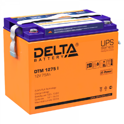 Аккумулятор DELTA DTM 1275 L
