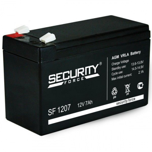 Аккумулятор Security Force SF1207 12V 7 Ah ИБП фото магазина Бери Масло