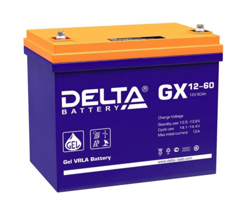 Аккумулятор DELTA GX 12-60
