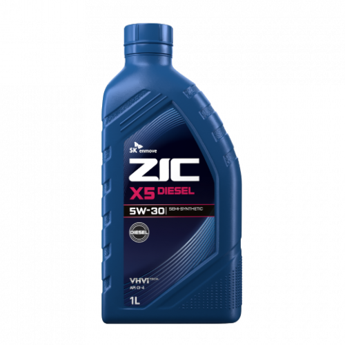 Масло ZIC 5W30 X5 Diesel Cl-4 п/синтетическое 1 литр