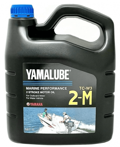 Масло Yamalube Yamaha 2-M 2Т для гидроциклов и лодочных моторов 4 л