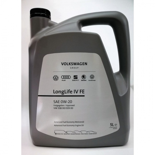 Масло моторное VW Longlife IV FE 0W20 синтетическое 5 л