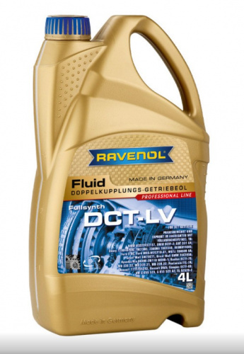 Масло трансмиссионное Ravenol DCT-DSG LV Fluid синтетическое 4 л