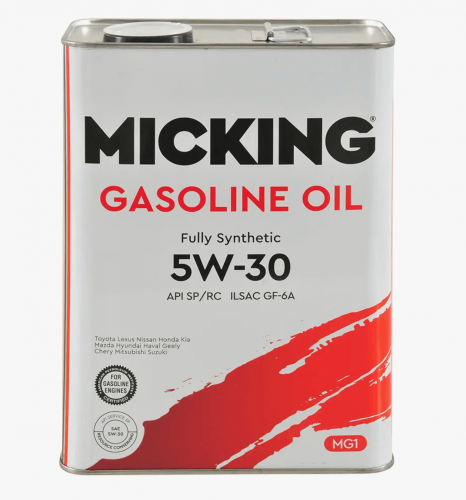 Micking Gasoline Oil MG1 5W30 SP синт 4 л