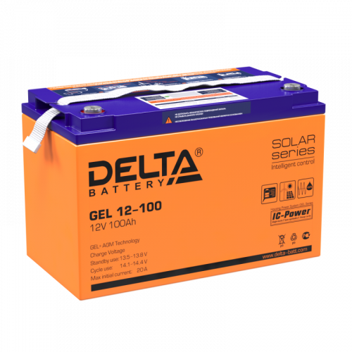 Аккумулятор DELTA GEL 12100 фото магазина Бери Масло