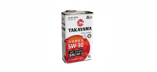 Масло TAKAYAMA 5W30 ILSAC GF-5. API SN синтетическое 1 л