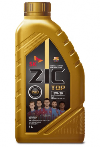 Масло ZIC 5W30 TOP SL/CF 502/505 синт 1 литра