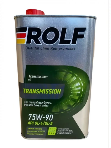 Масло трансмиссионное Rolf Plus 75W90 API GL-4/5 синтетическое 1 литр