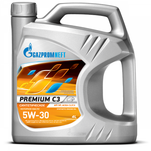 Gazpromneft Premium С3 5W30 синтетика API SP 4 л