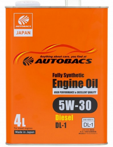 Масло моторное AUTOBACS 5W30 ENGINE OIL FS DIESEL DL-1 синтетическое 4л