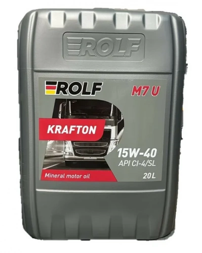 Масло Rolf Krafton M7 U 15W40 API CI-4/SL минеральное 20 л
