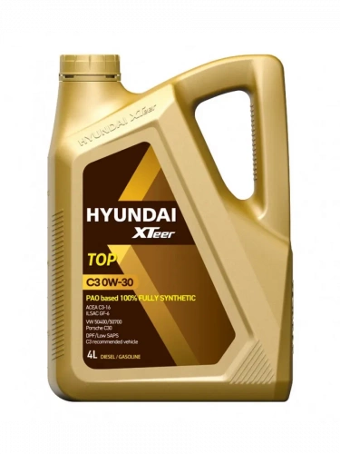 Масло моторное Hyundai XTeer TOP C3 0W30 4 л Synthetic