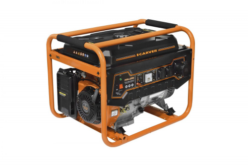 Генератор бенз. CARVER PPG- 6500 (LT-188F, 5,0/5,5кВт, 220В, бак 25л, обмотка медь)
