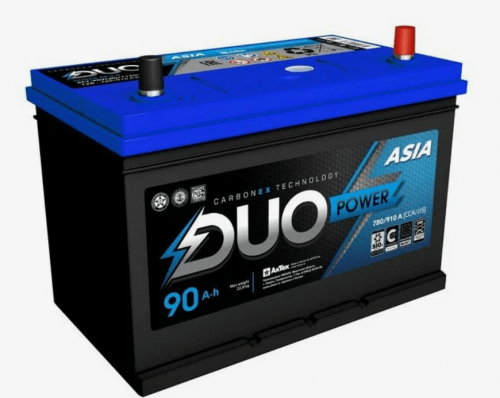Аккумулятор DUO 90 Ah 780 A POWER ASIA ОП фото магазина Бери Масло