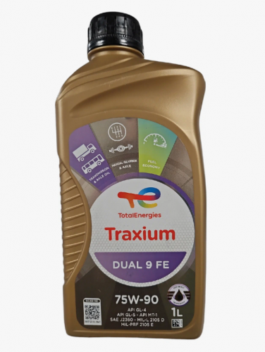 Масло трансмиссионное TOTAL TRAXIUM DUAL 9 FE 75W90 1 л