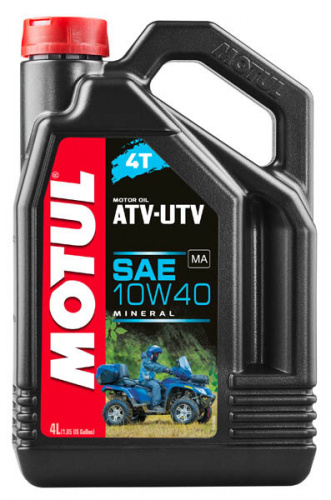 Масло моторное MOTUL ATV-UTV 4T 10W-40, 4 L