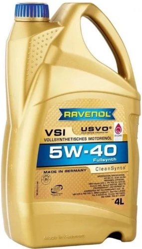 Масло моторное RAVENOL VSI 5W40 4 л (синтетика)