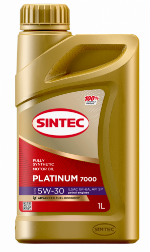 Масло Sintoil Sintec 5W30 7000 GF-6A платинум SN синтетическое 1 литр