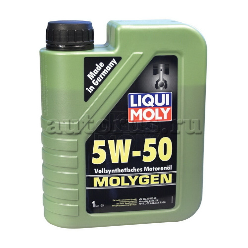 Масло моторное LiquiMoly 5W50 Molygen A3/B3 SJ/CF 1 л
