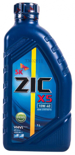 Масло Моторное ZIC 10W40 X5 Diesel Cl-4 п/синтетическое 1 литр