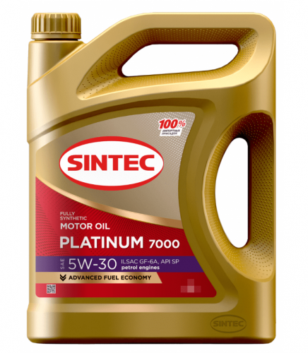 Масло Sintoil Sintec 5W30 7000 GF-6A платинум SN синтетическое 5 л