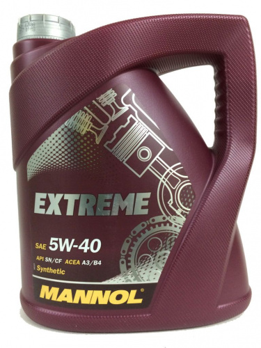 Масло Mannol 5W40 Extreme SN/CF синтетическое 4 л
