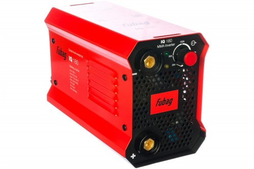 Сварочный аппарат FUBAG IQ 180 (max.180А, ПВ40%, раб.150-240В) инверторного типа