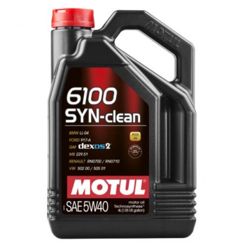 масло моторное Motul 6100 SYN-Clean 5W40 4 л