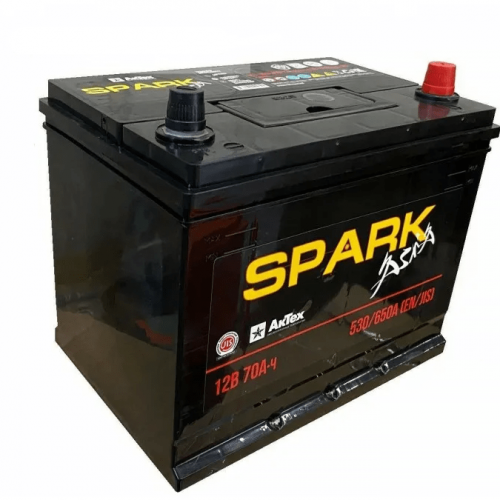 Аккумуляторная батарея SPARK ASIA 70 Ah 650 A ОП борт фото магазина Бери Масло