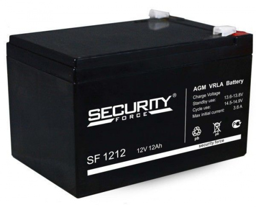 Аккумулятор Security Force SF1212 12V 12 Ah фото магазина Бери Масло
