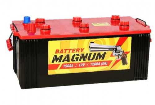Аккумуляторная батарея MAGNUM 190Ah 1200A ПП УЗКИЙ КОРПУС фото магазина Бери Масло