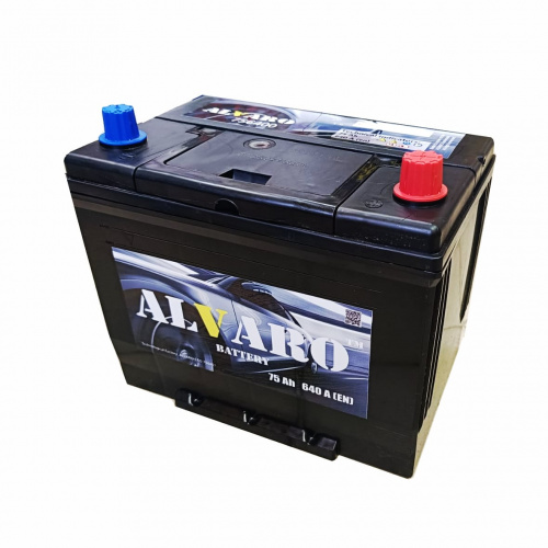 Аккумулятор ALVARO 75 Ah 640 A ASIA ОП E23 фото магазина Бери Масло