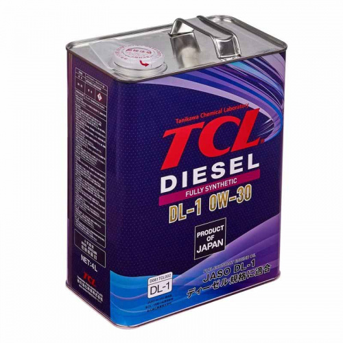 Масло для дизельных двигателей TCL Diesel Fully Synth DL-1 0W30 4 л
