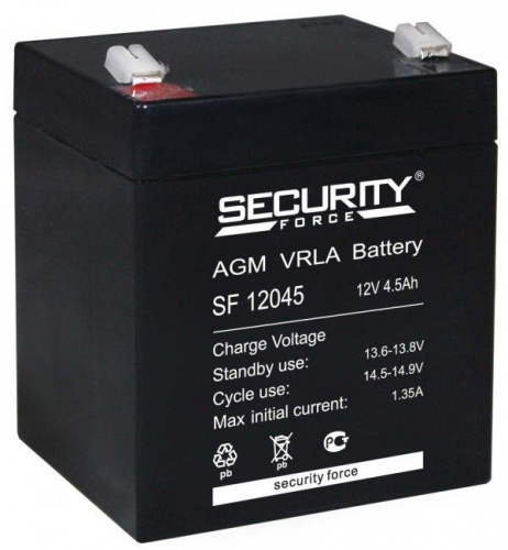 Аккумулятор Security Force SF12045 12V 4.5 Ah фото магазина Бери Масло