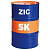 Масло ZIC 10/40 X5 п/синтетическое 200 литров (Аналог ZIC А + 10/40)
