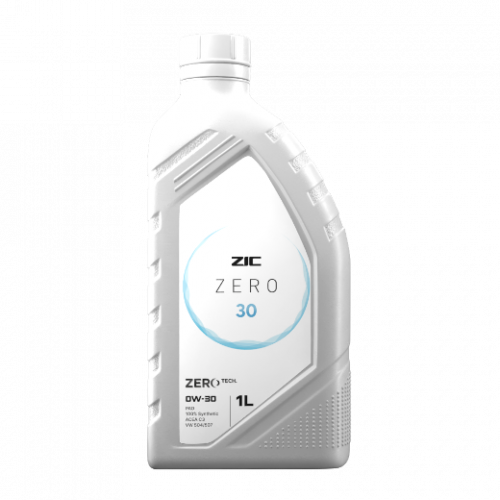 Масло моторное ZIC 0W30 ZERO 30 SN синтетическое 1 л