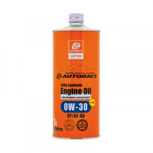 Масло моторное AUTOBACS Fully Synthetic Engine Oil 0W30 SP/GF-6A синтетическое 1л