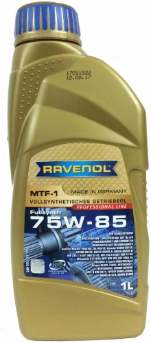 Масло трансмиссионное масло RAVENOL 75W85 mtf1 синтетика 1 л